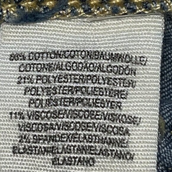 WE THE FREE JUST FLOAT ON ELEPHANT EAR BELL BOTTOM EXTREME FLARE BLUE JEANS - 31 - Picture 15 of 15